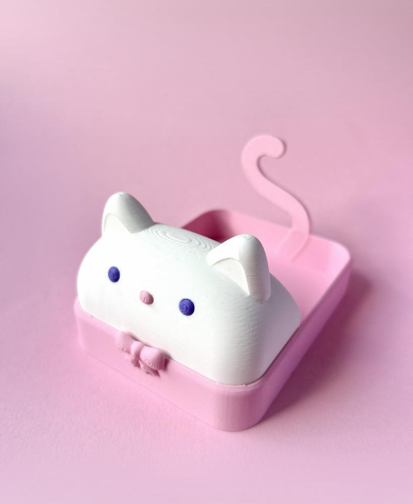 Sticky note cat 3d model