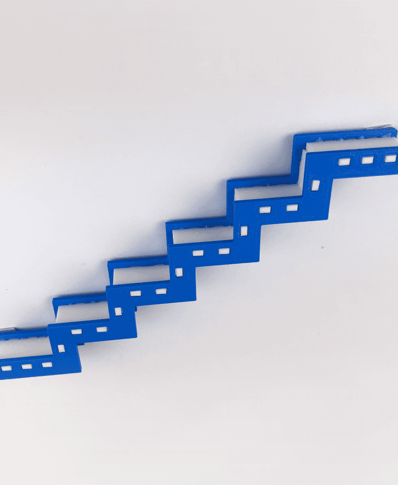 Infinity Trax | Stairs | Modular Magnetic marble Run 3d model