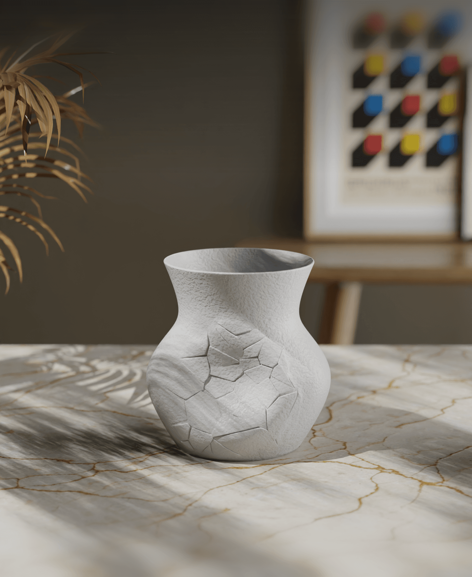Shattered Pottery: An Artful Expression of Resilience 3d model