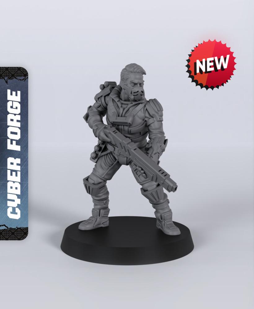 Sparkless Sonny - With Free Cyberpunk Warhammer - 40k Sci-Fi Gift Ideas for RPG and Wargamers 3d model