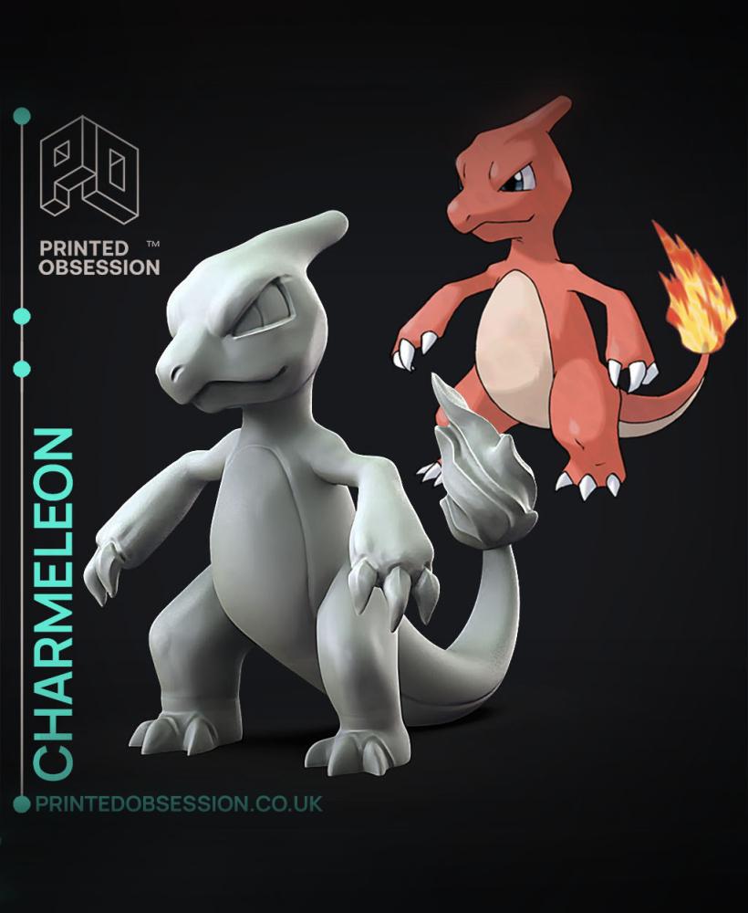 Charmeleon - Pokemon - Fan Art 3d model