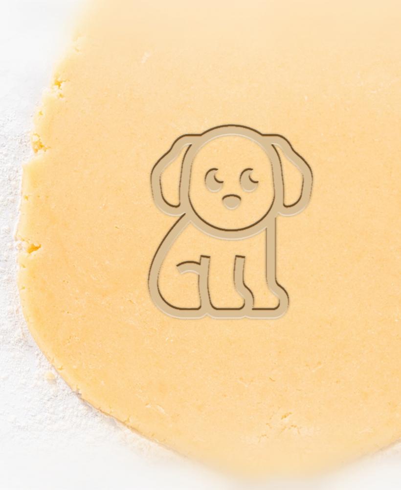 Dog Cookie Cutter, Biscuit Cutter 3d model