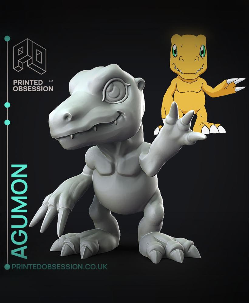 Agumon - Digimon - Fan Art 3d model