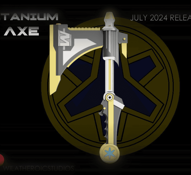 Titanium Laser [Converts to Axe Mode] 3d model