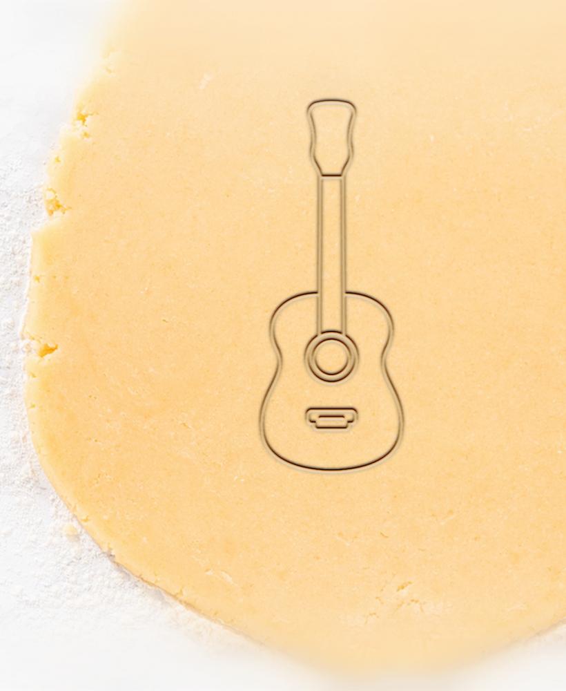 Guitar Cookie Cutter, Biscuit Cutter 3d model