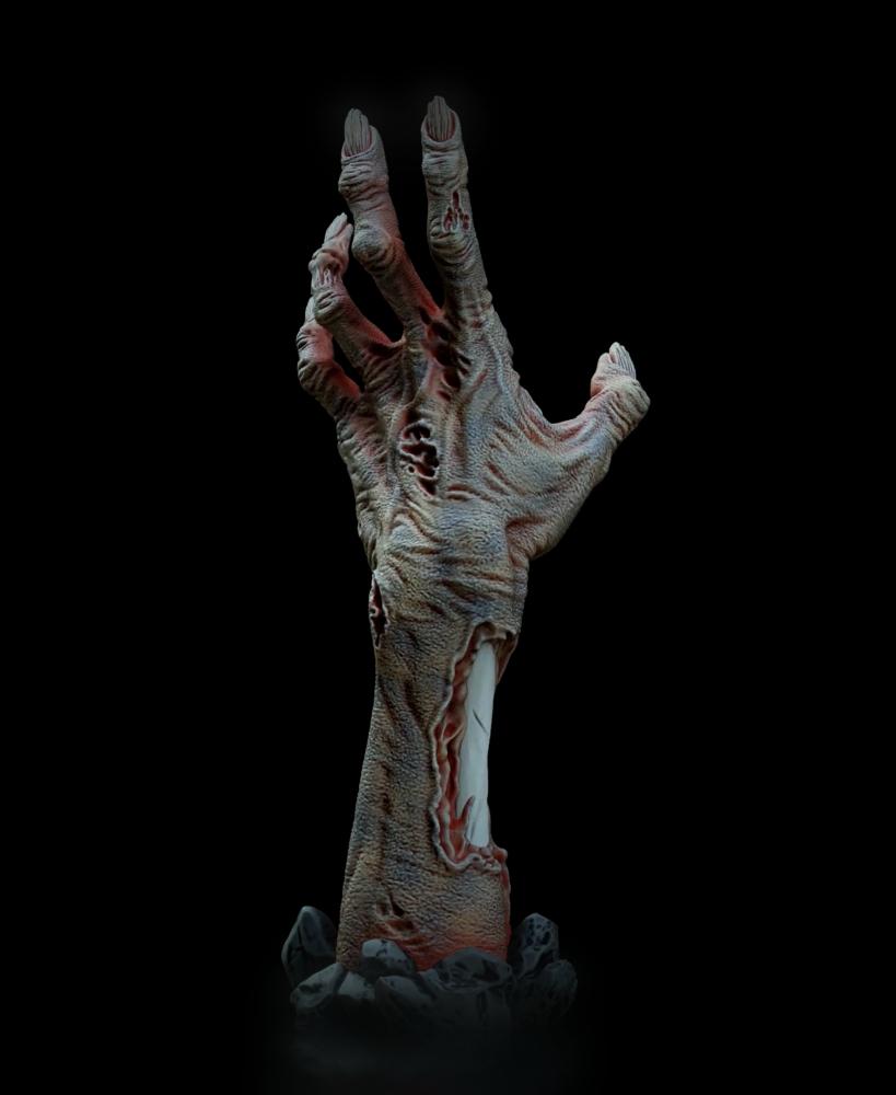 Zombie Hand (Pre-Supported) 3d model