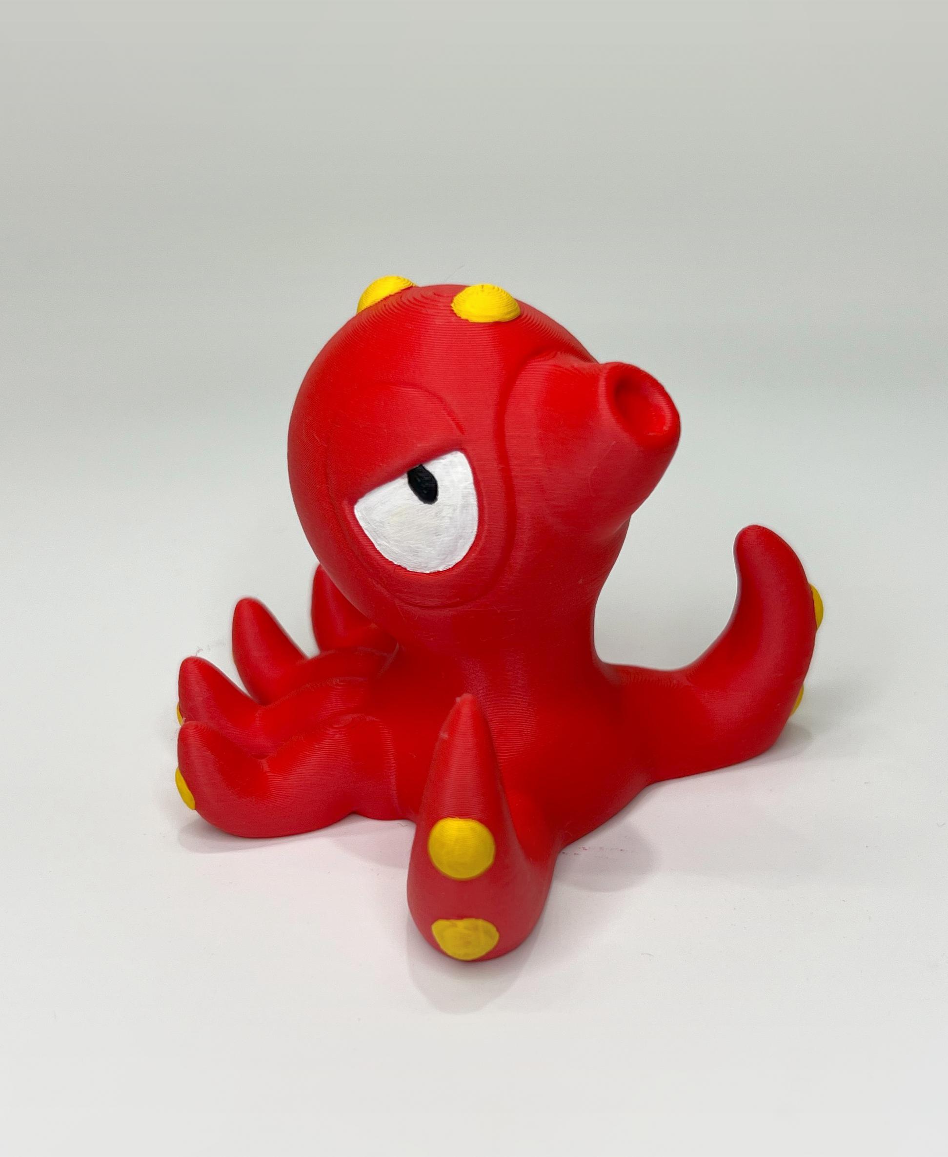 Octillery (Easy Print No Supports) 3d model