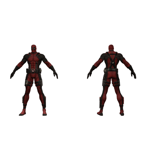 Deadpool (Swordless) 3d model