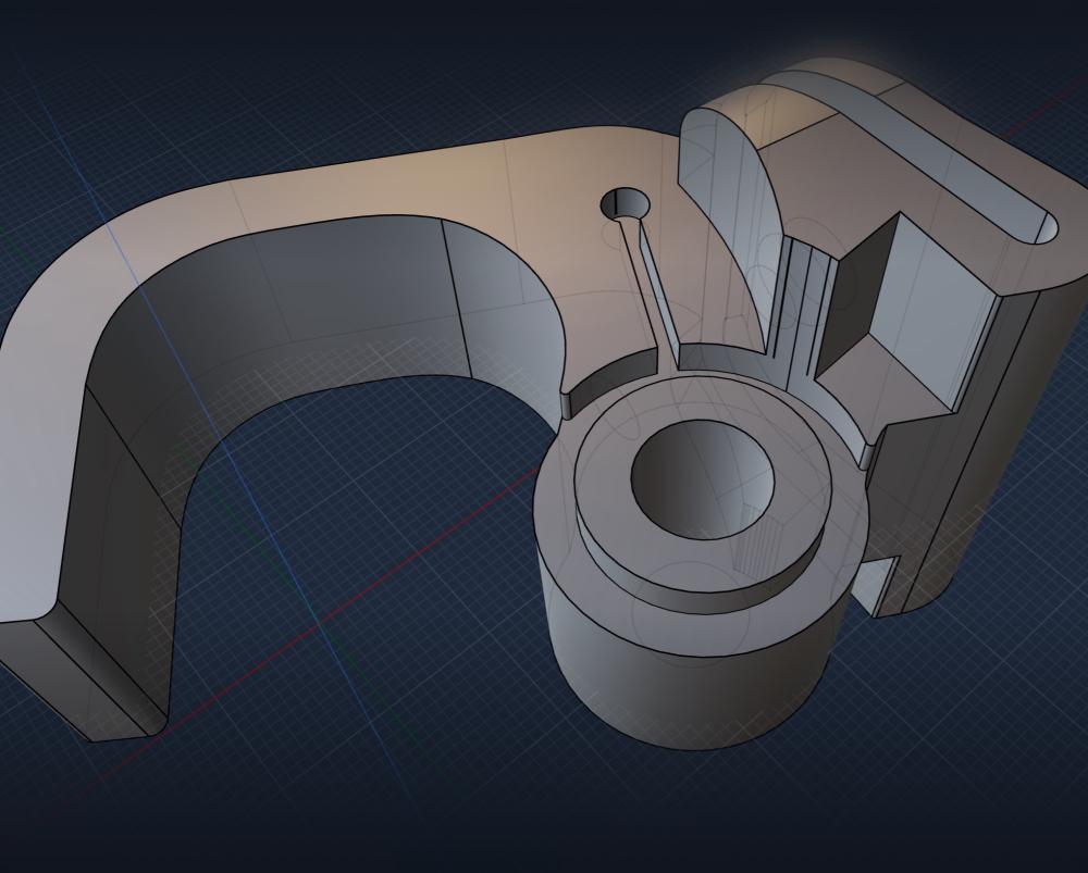 Ortlieb QL 2.1 Bycycle bag clamp.obj 3d model