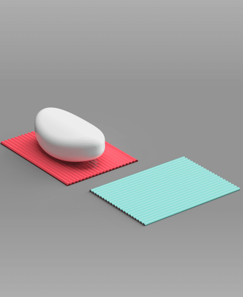 Wavy Soap Dish 3d model