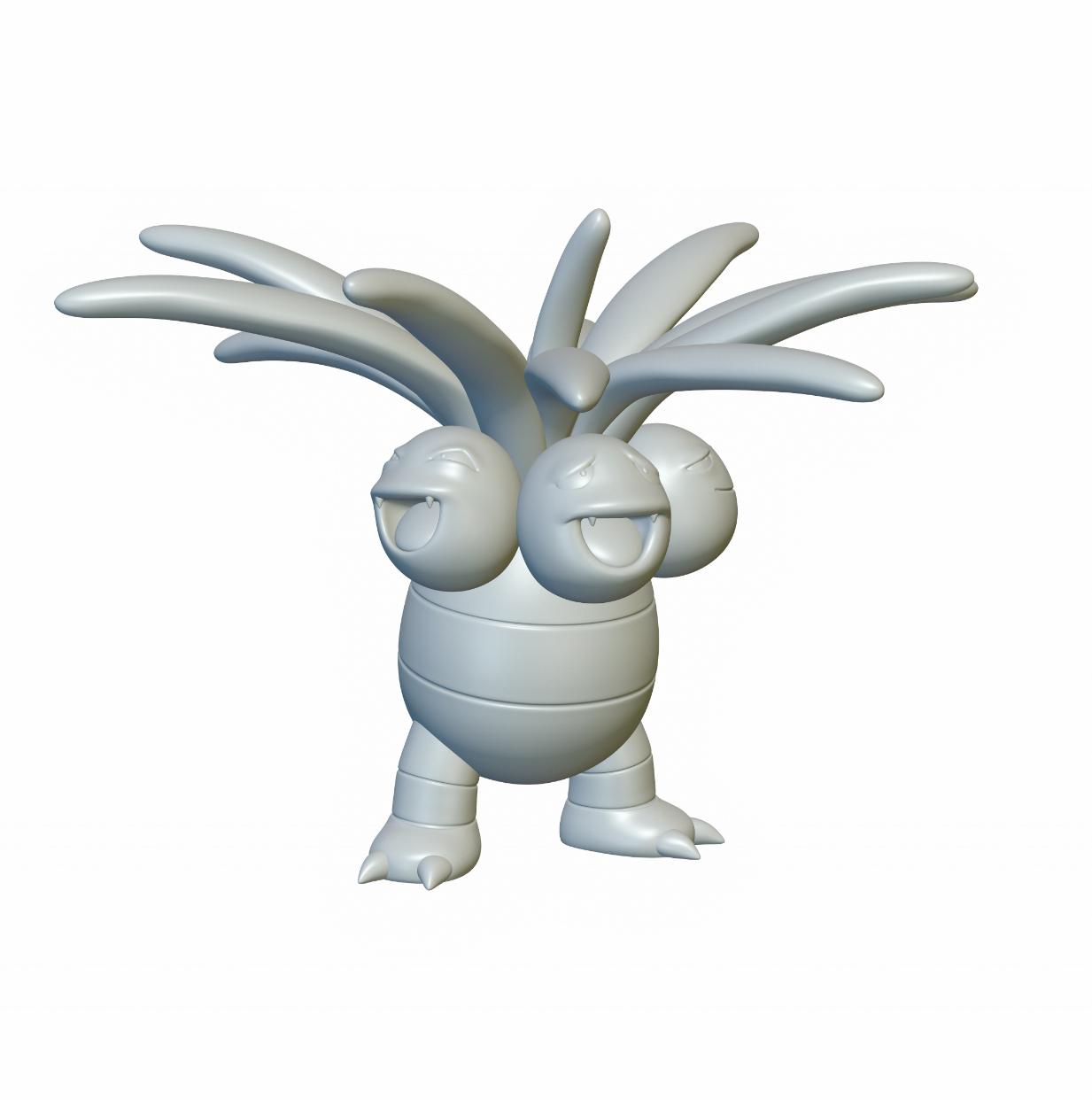 Pokemon Exeggutor #103 - Optimized for 3D Printing 3d model