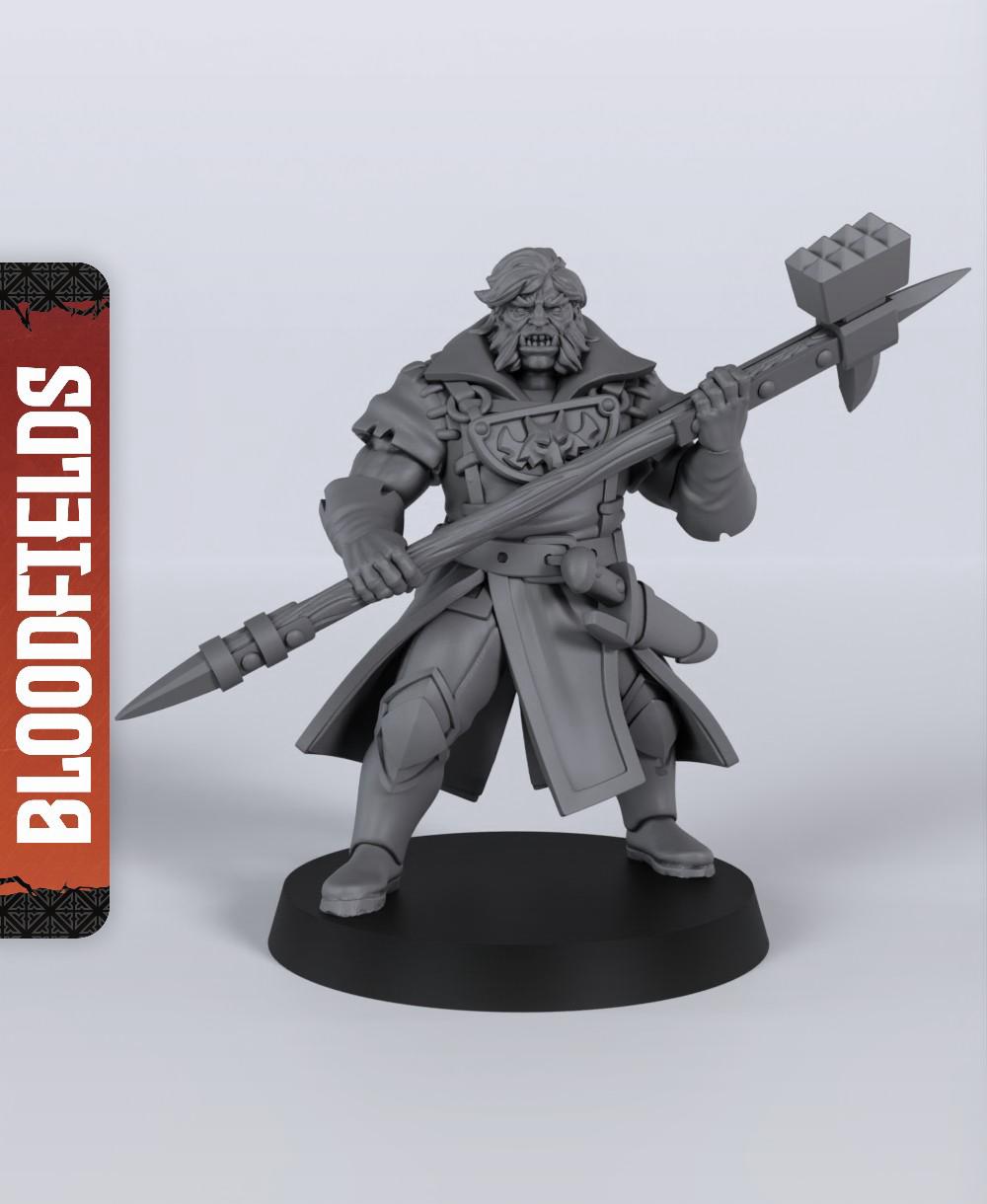Brutus the General (Werebear) - With Free Dragon Warhammer - 5e DnD Inspired for RPG and Wargamers 3d model