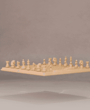 Luxury Chess Set 3d model