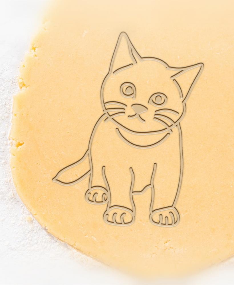 Cat Cookie Cutter, Biscuit Cutter 3d model