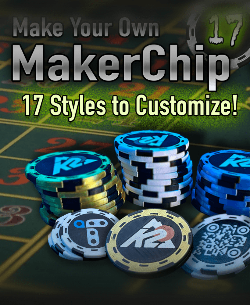 MakerChip ◉ Maker Chip ◉ The New Maker Coin 3d model