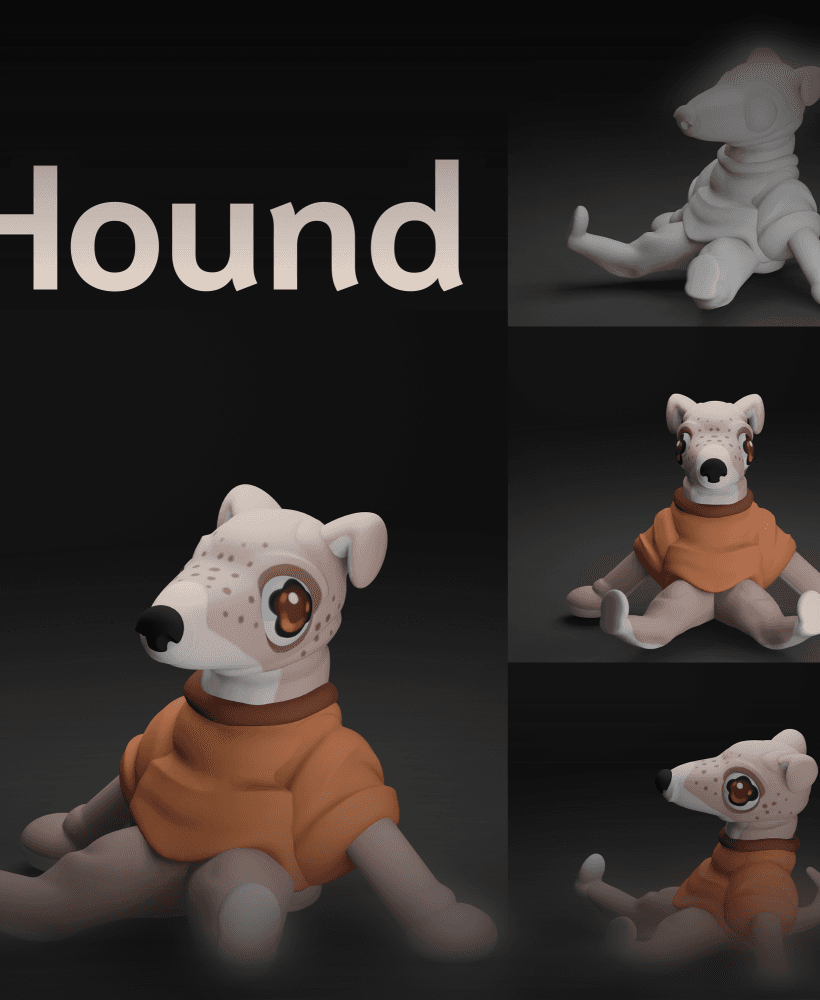 Hound 3d model