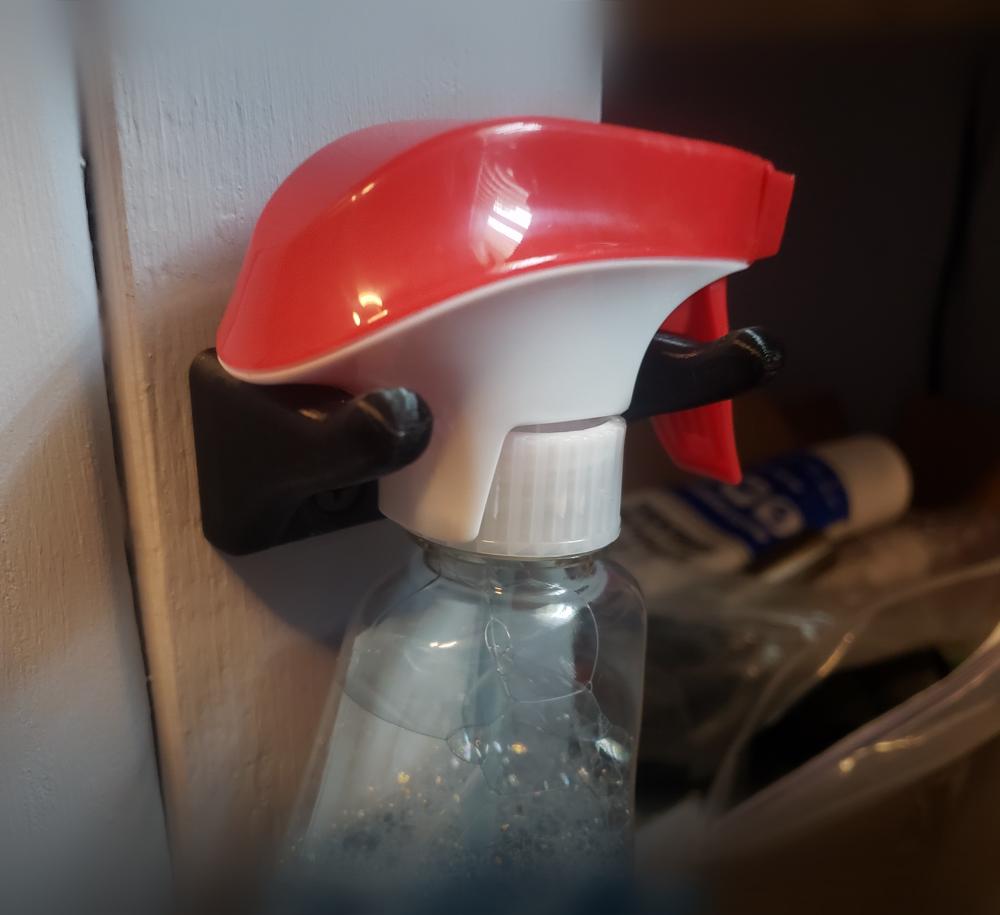 Glass Cleaner Spray Bottle Holder/Mount/Hook 3d model