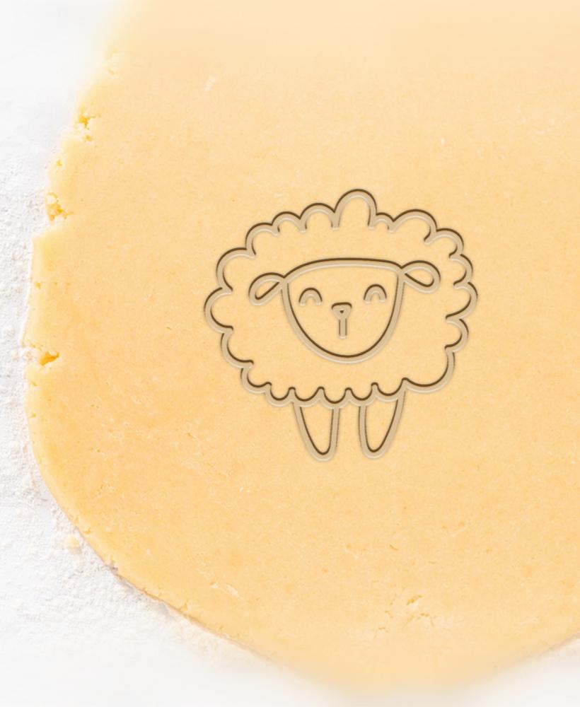 Sheep Cookie Cutter, Biscuit Cutter 3d model