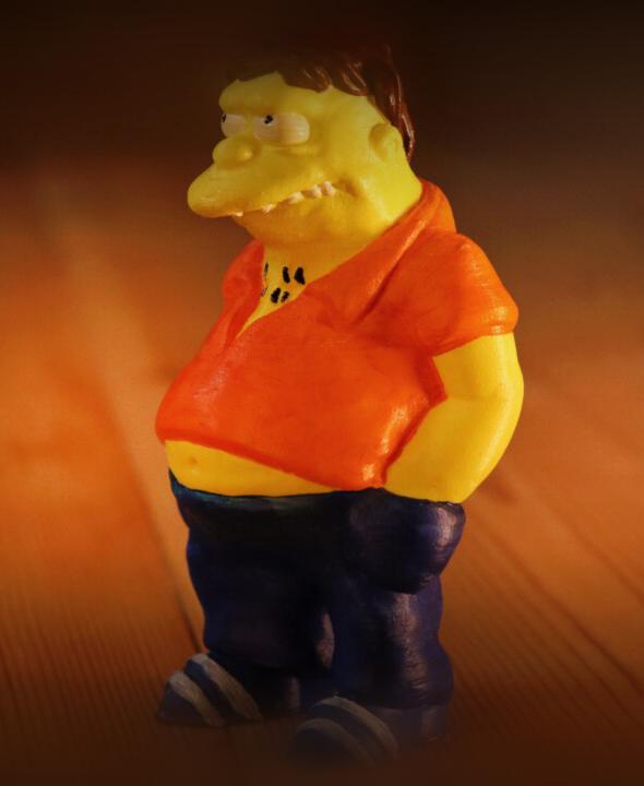 Barney Gumble from Simpson 3d model