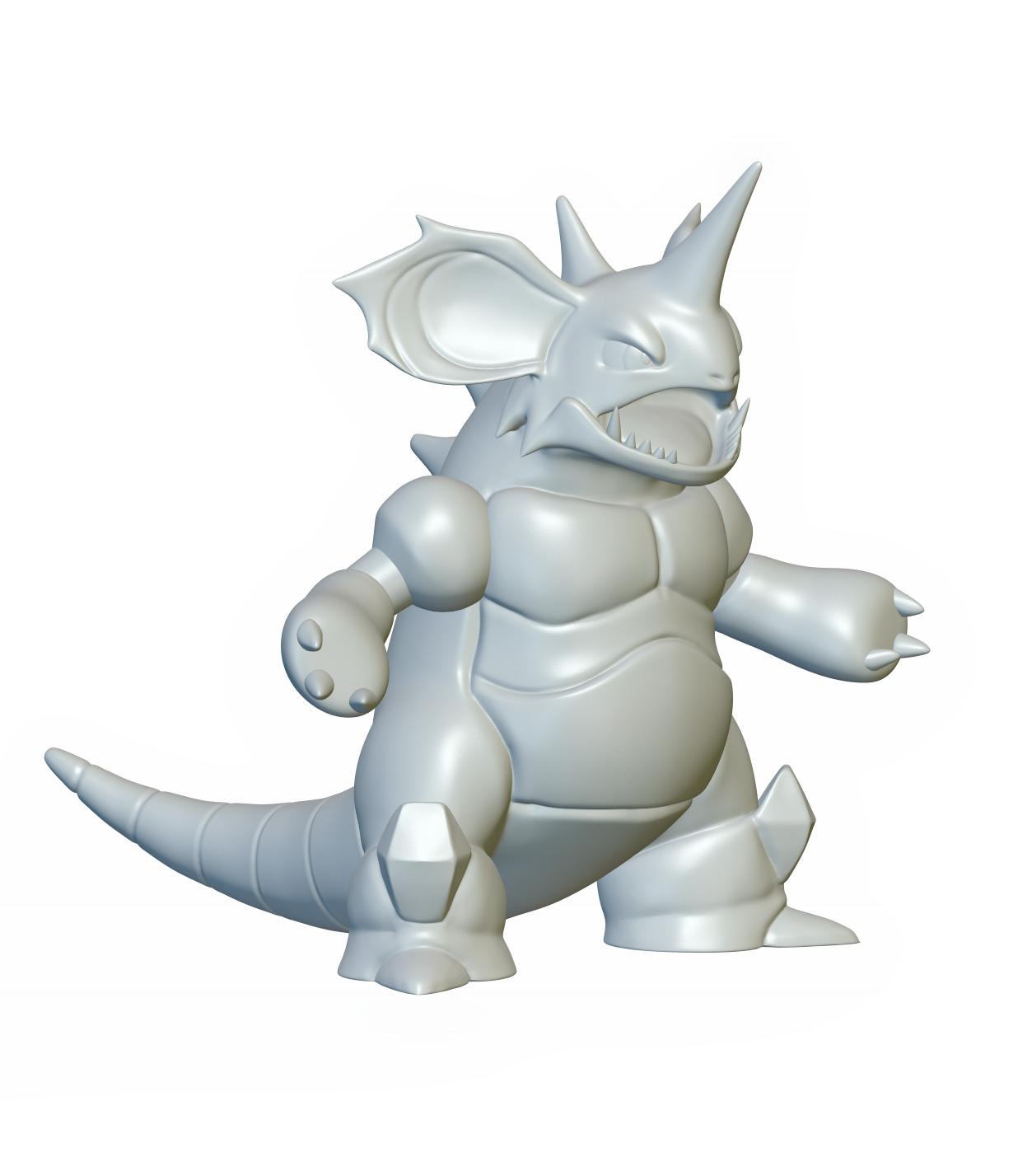 Pokemon Nidoking #34 - Optimized for 3D Printing 3d model