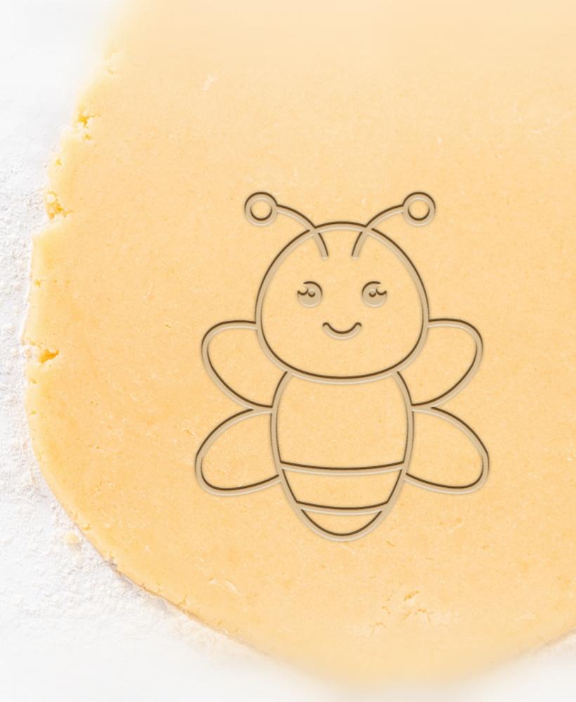 Baby Bee Cookie Cutter, Biscuit Cutter 3d model