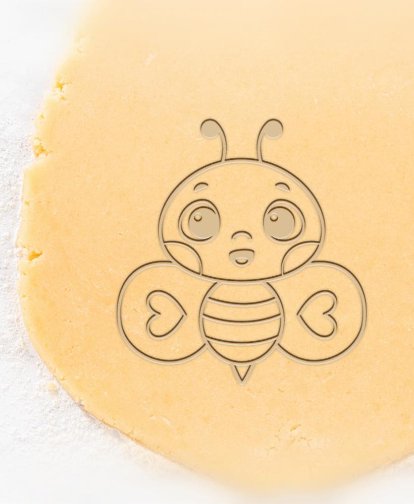 Baby Bee Cookie Cutter, Biscuit Cutter 3d model