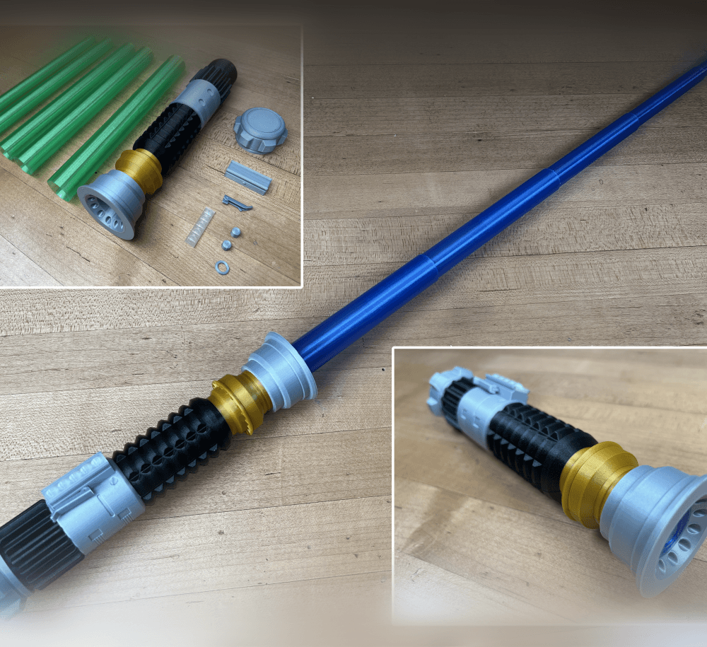 ObiWan’s Third Collapsing Lightsaber 3d model