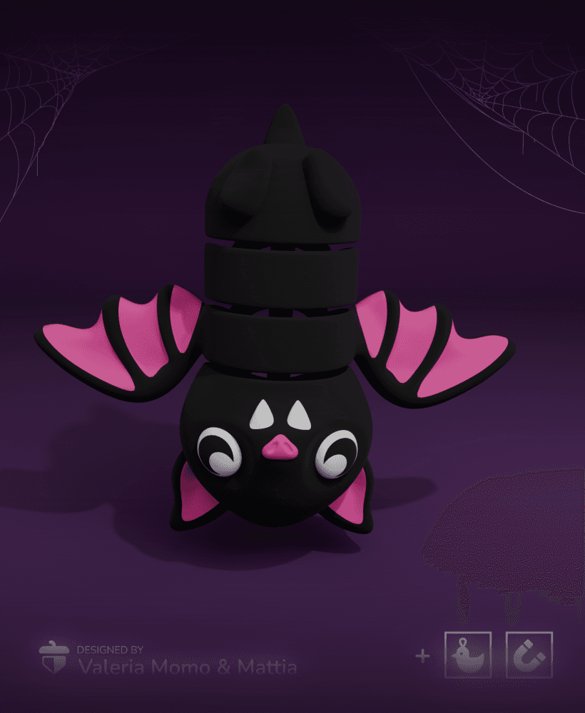 Halloween Cute Flexi Bat🎃✨ 3d model