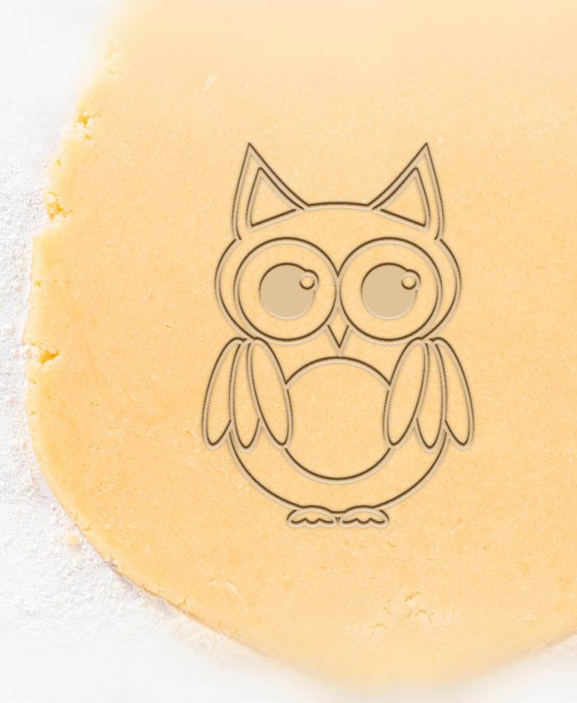 Owl Cookie Cutter, Biscuit Cutter 3d model