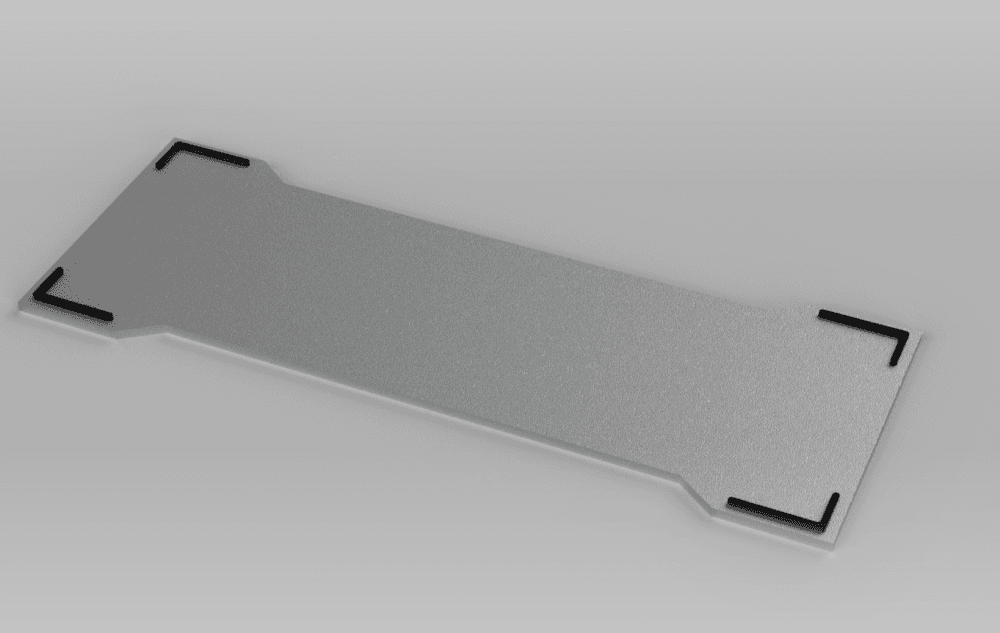 Laptop keyboard block 3d model