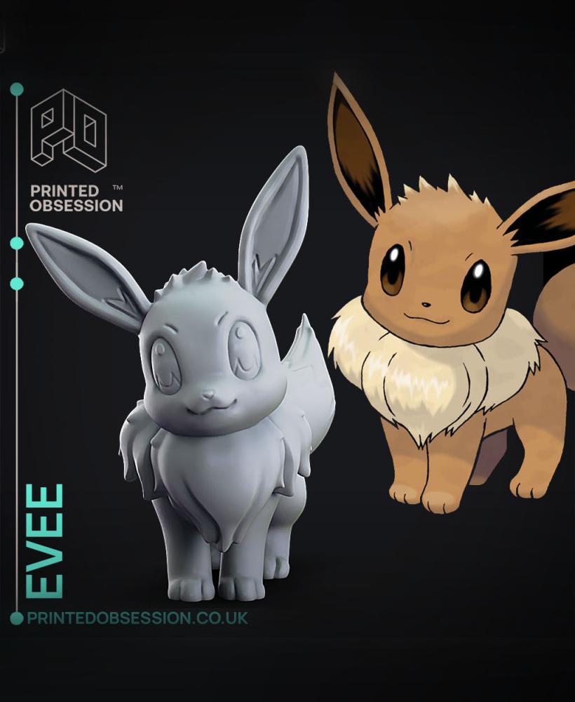 Eevee - Pokemon - Fan Art 3d model