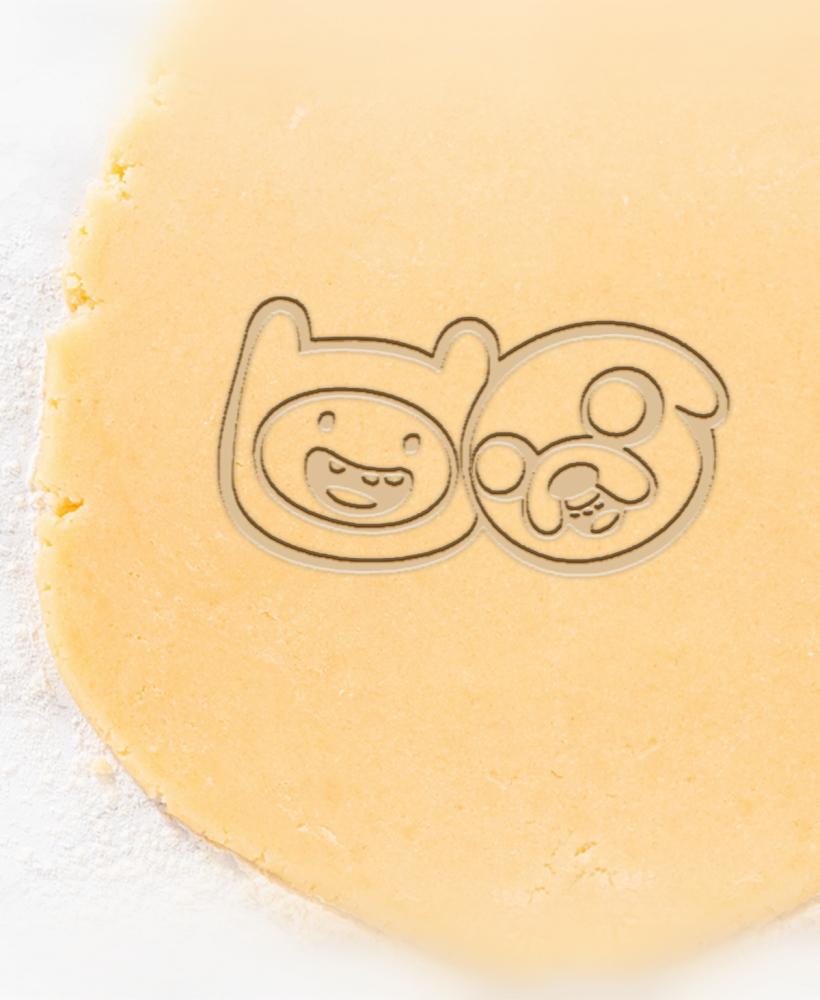 Adventure Time Cookie Cutter, Biscuit Cutter 3d model