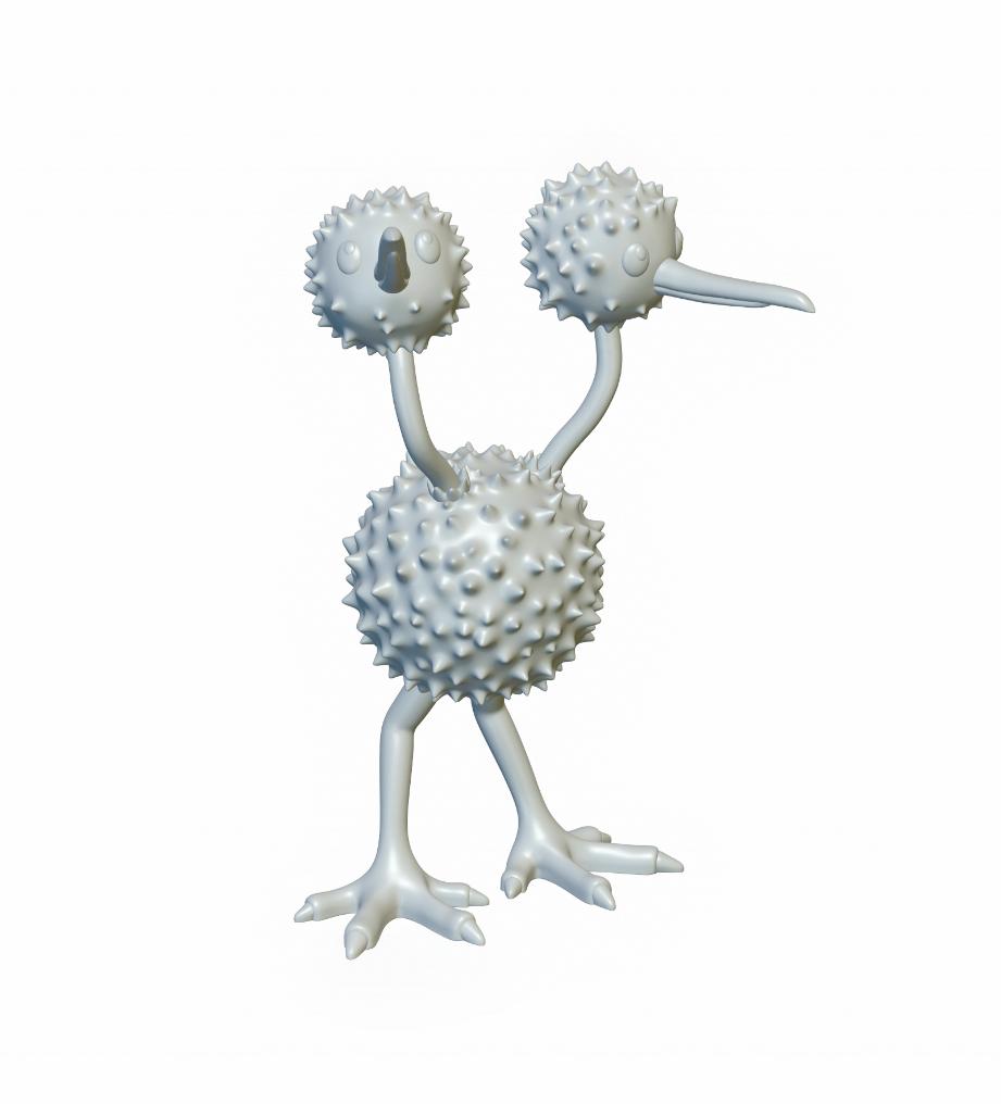 Pokemon Doduo #84 - Optimized for 3D Printing 3d model