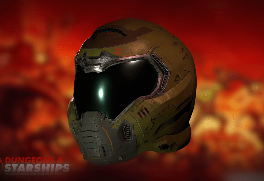 Praetorian Helmet - Doom 2016 3d model