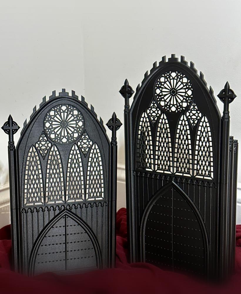 IMPROVED Gothic Cathedral Jewelry Display 3d model