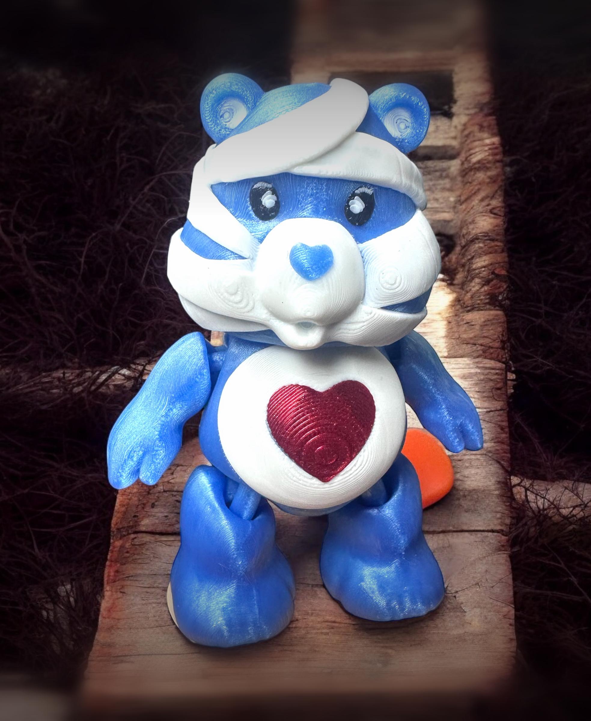 Halloween Care Bears, Mummy, Print in Place, Monsters, Trick or Treat, Flexi, Flexible, Articulating 3d model