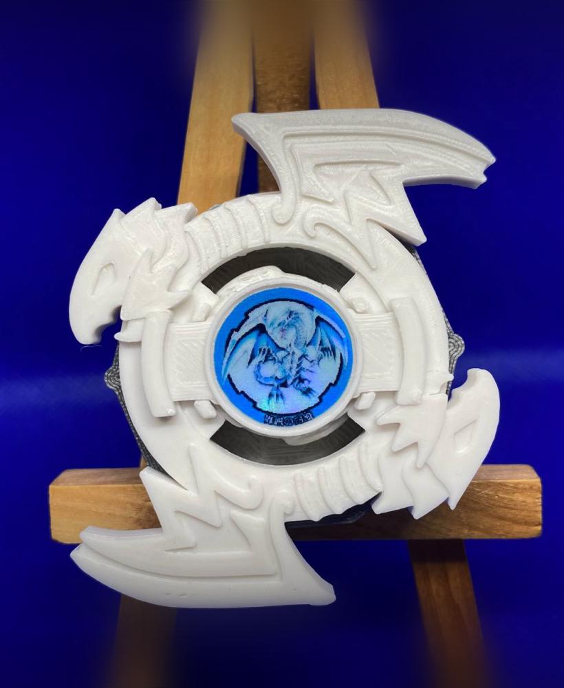 BEYBLADE BLUE-EYES WHITE DRAGON | COMPLETE | YUGIOH SERIES 3d model