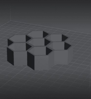 Hexagon Hexagon Dice Holder 3d model