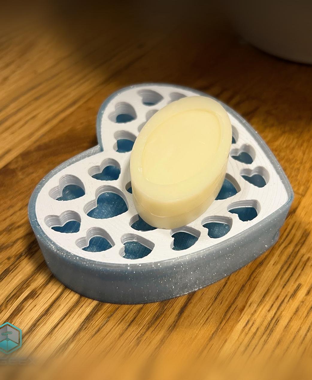 Heart Shaped Soap Dish 3d model