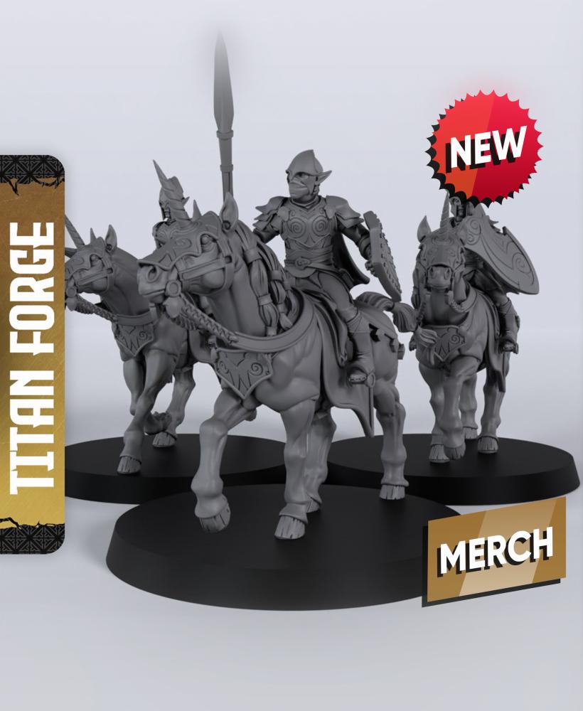 Heath Riders - With Free Dragon Warhammer - 5e DnD Inspired for RPG and Wargamers 3d model