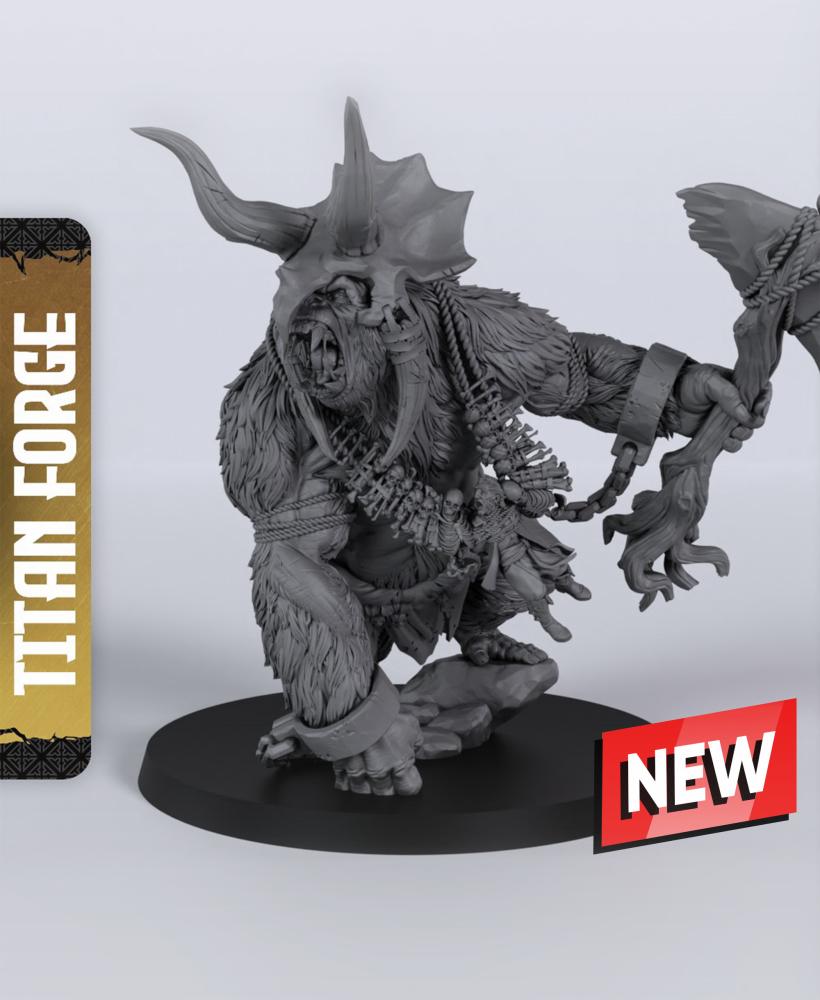 Kong - With Free Dragon Warhammer - 5e DnD Inspired for RPG and Wargamers 3d model