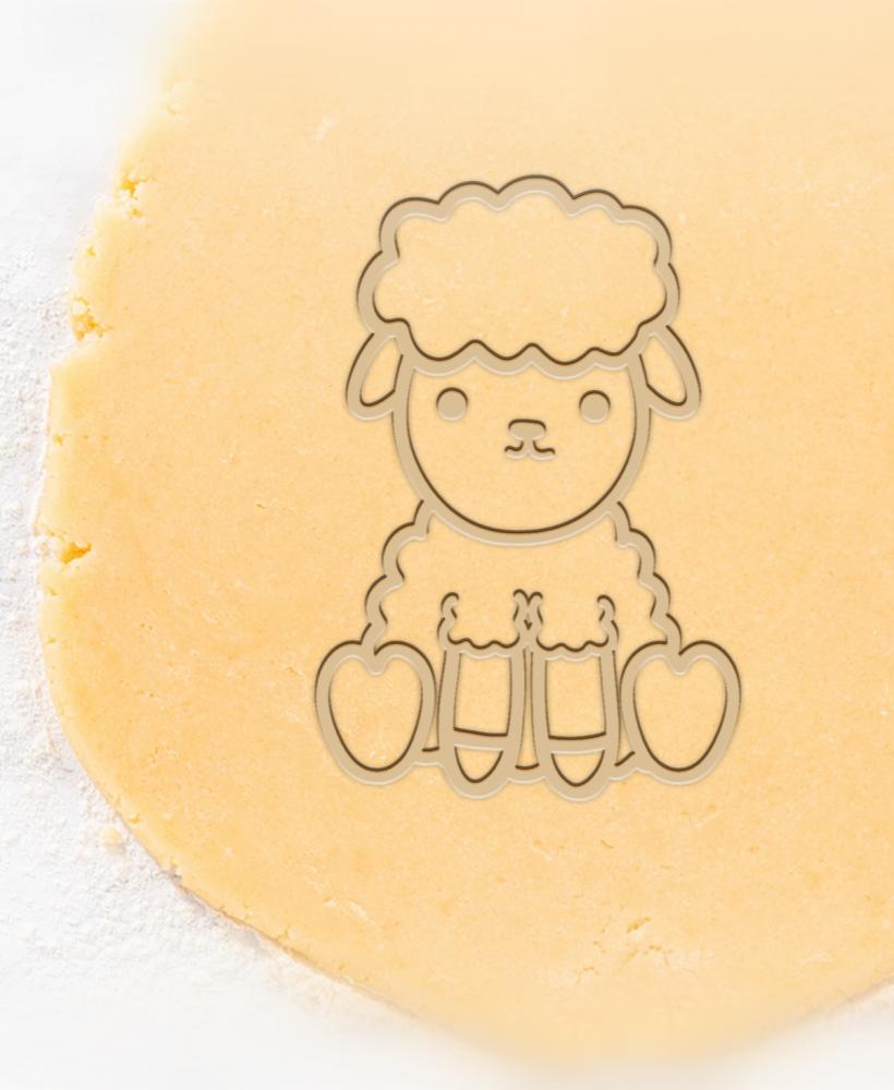 Sheep Cookie Cutter, Biscuit Cutter 3d model