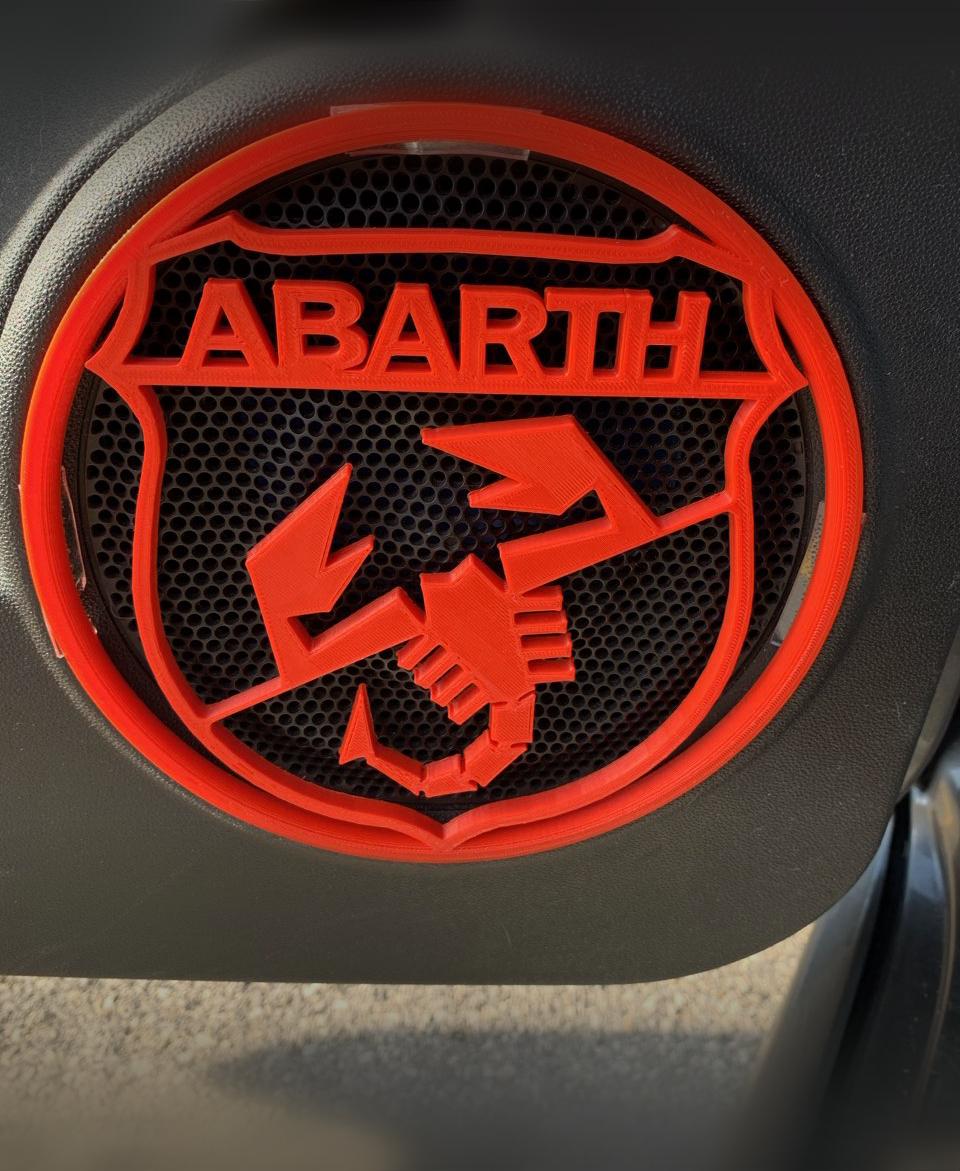 Fiat 500 Abarth Front Door Speaker Grille 3d model