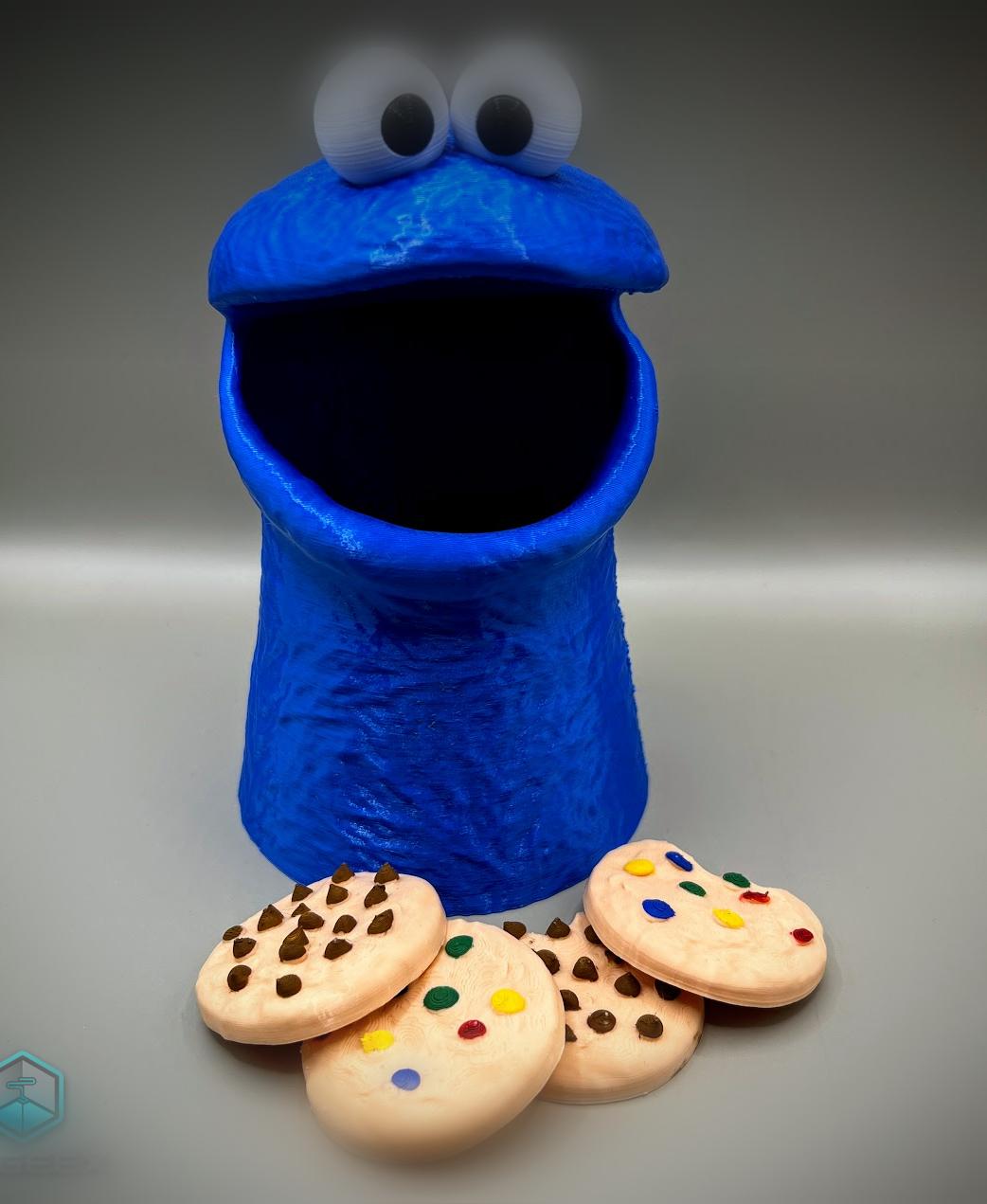 Cookie Monster Cookie Jar 3d model