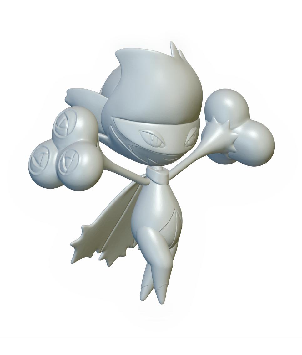 Pokemon Roserade #407 - Optimized for 3D Printing 3d model