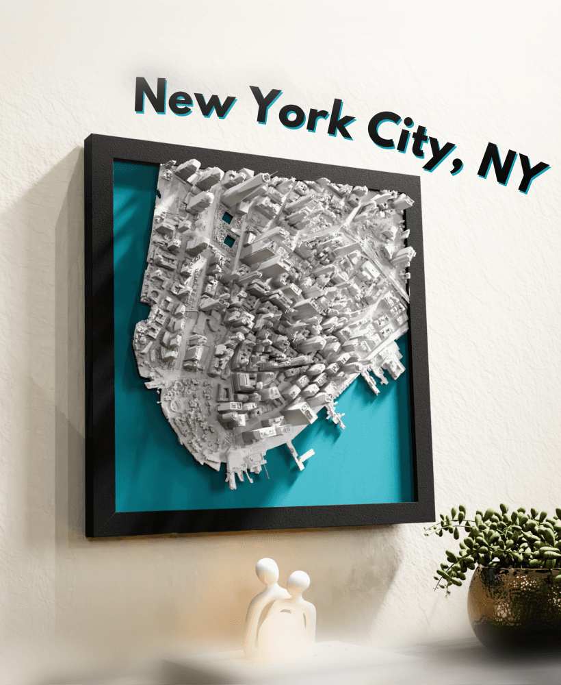 New York City - Lower Manhattan, NY_Water.stl 3d model