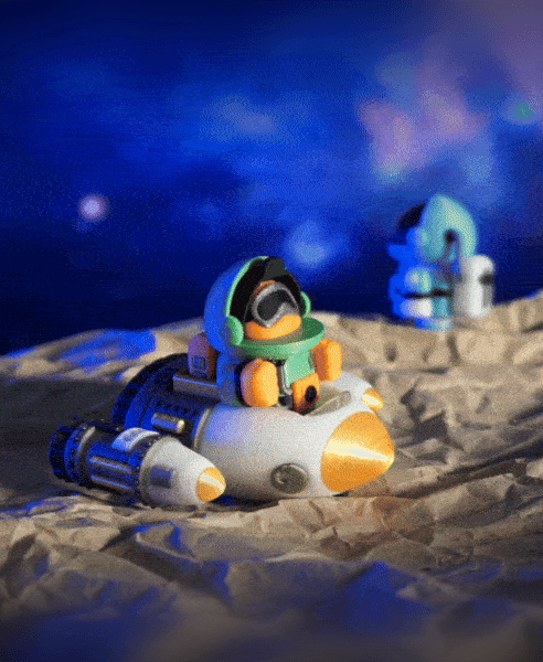 Tiny Rocketman 3d model