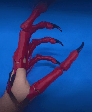 Articulated Monster Claws 3d model