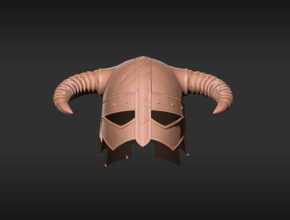 Dovahkin Helmet 3D Print model 3d model