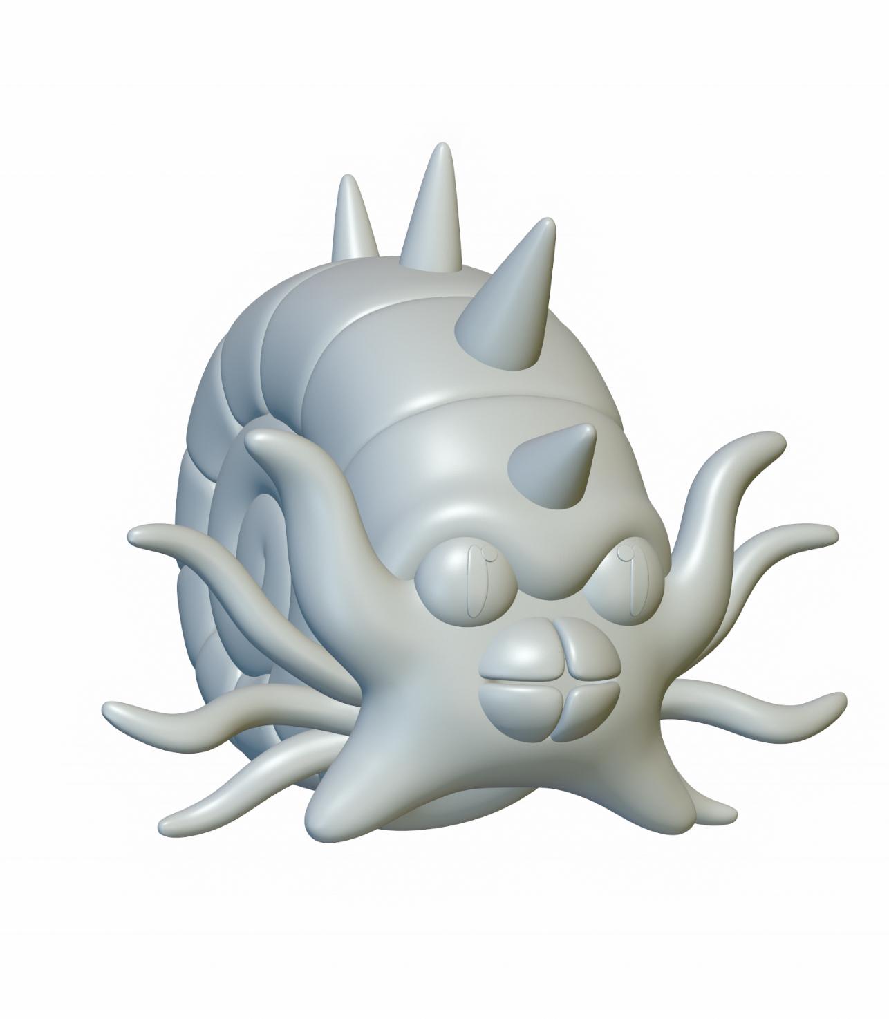 Pokemon Omastar #139 - Optimized for 3D Printing 3d model